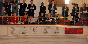 Spectators watch the New Jersey Senate vote on marriage equality. Photo credit: Chuck Colbert.